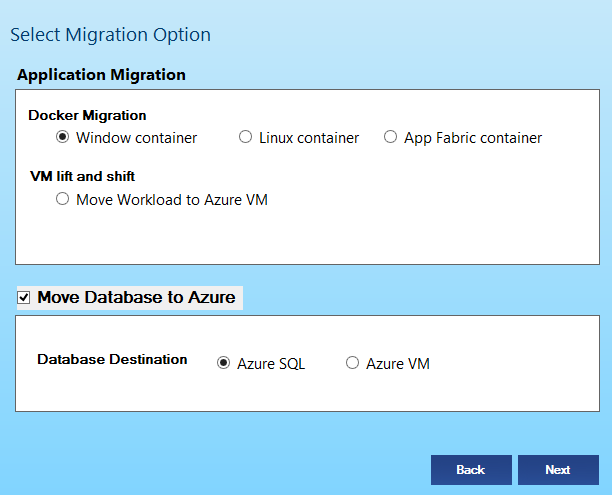 Azure Migration Options CloudPilot