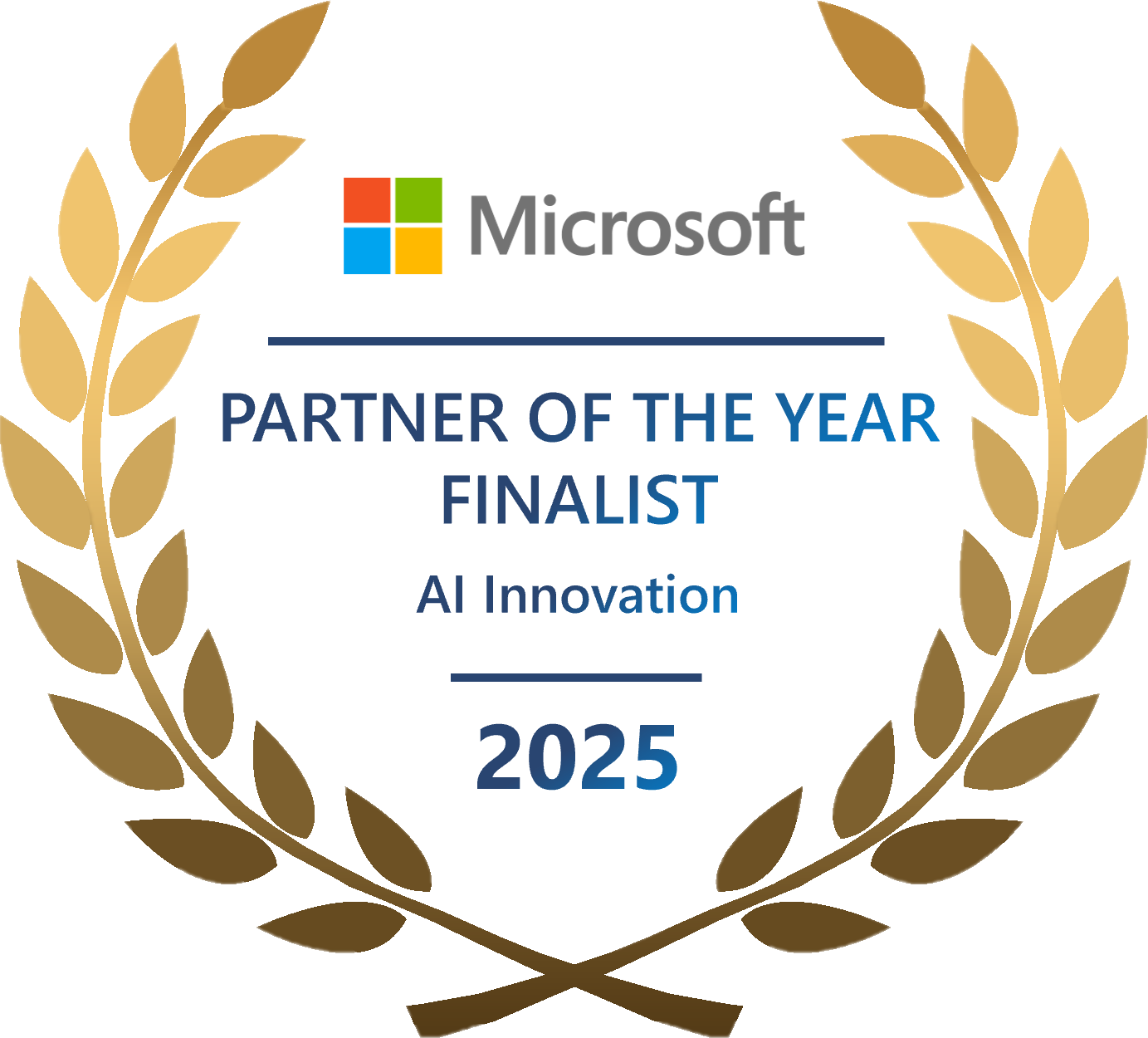 Microsoft Partner of the Year Finalist 2025 - AI Innovation