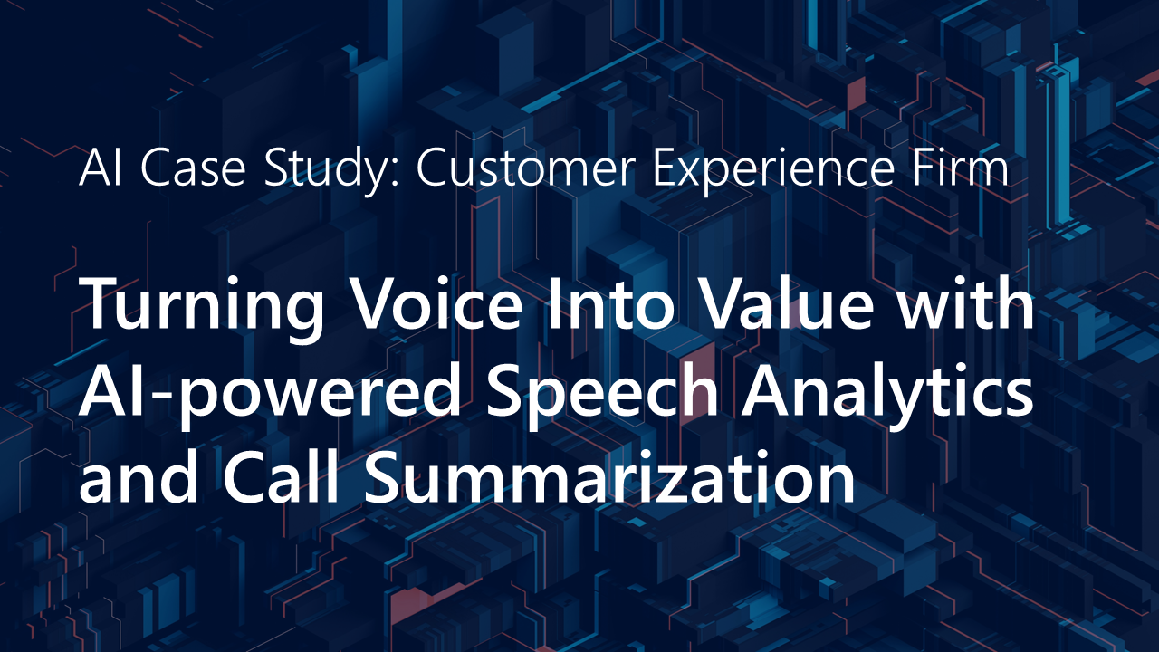 Customer Experience Firm