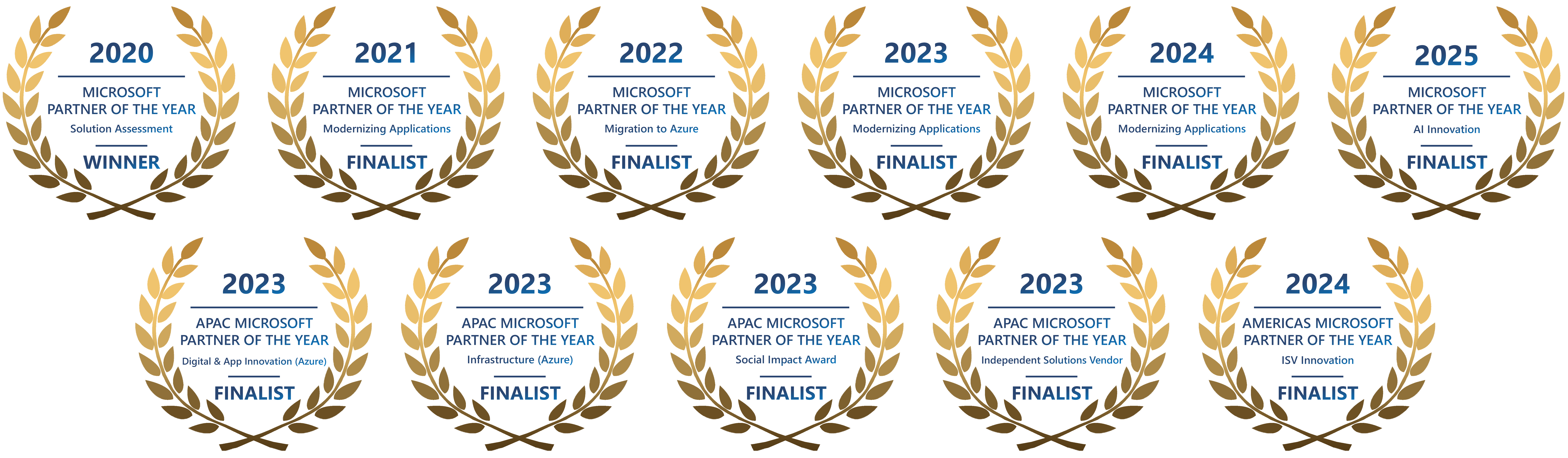 Microsoft Partner of the Year Winner 2020 - Solution Assessment